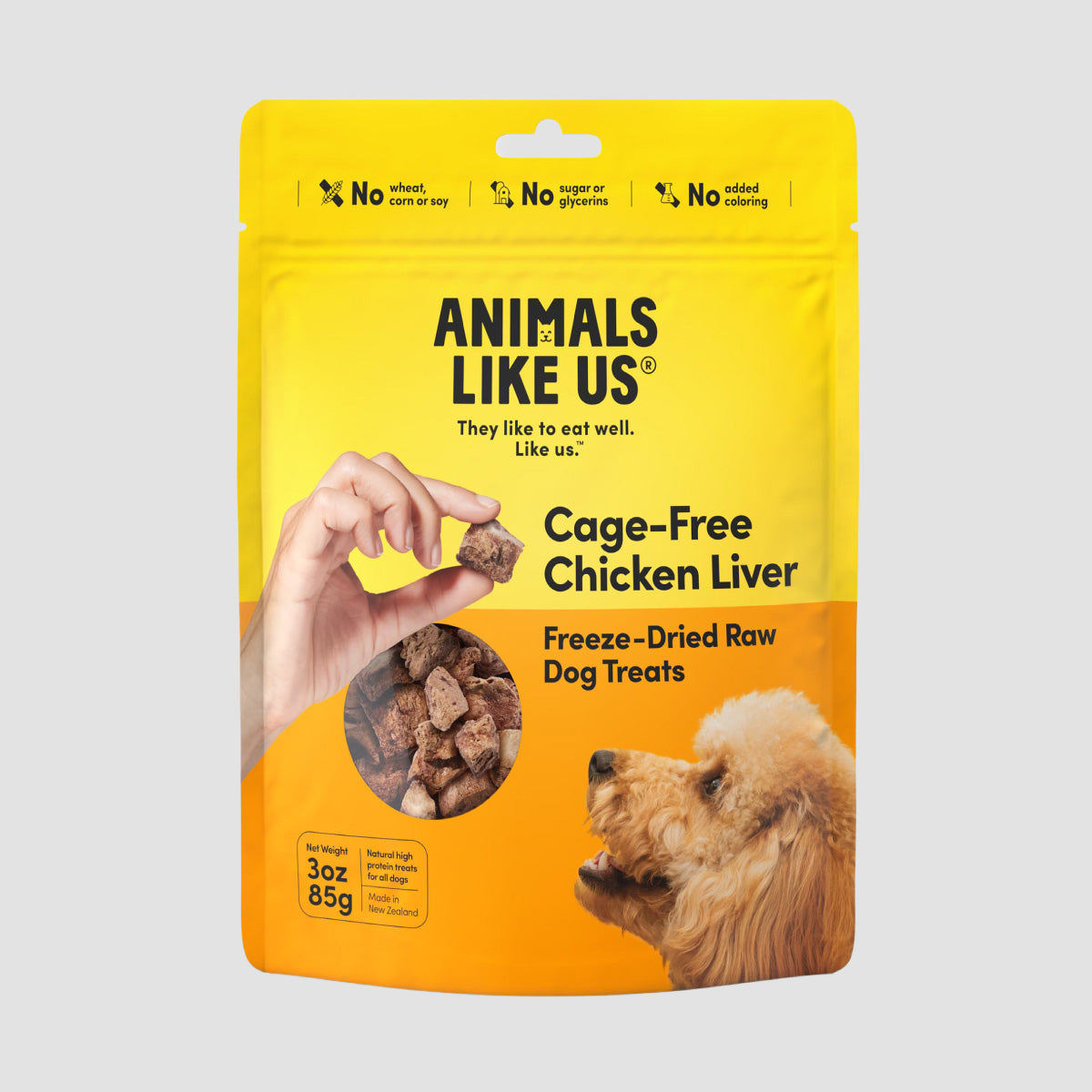 ANIMALS LIKE US Cage-Free Chicken Liver Freeze Dried Dog Treats