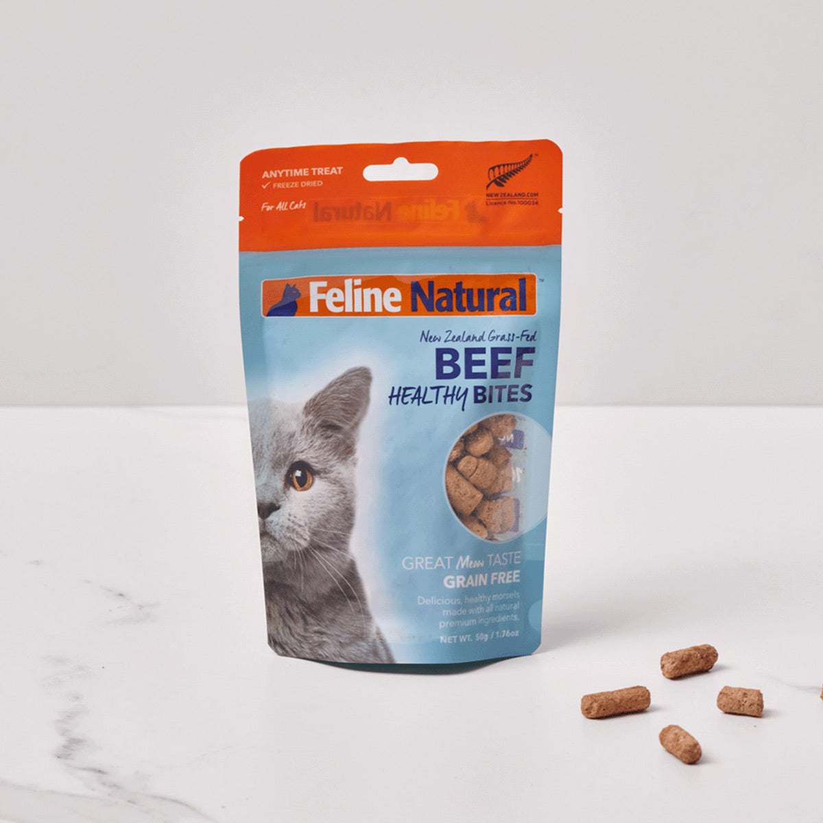 Feline Natural Beef Healthy Bites Freeze Dried Cat Treats