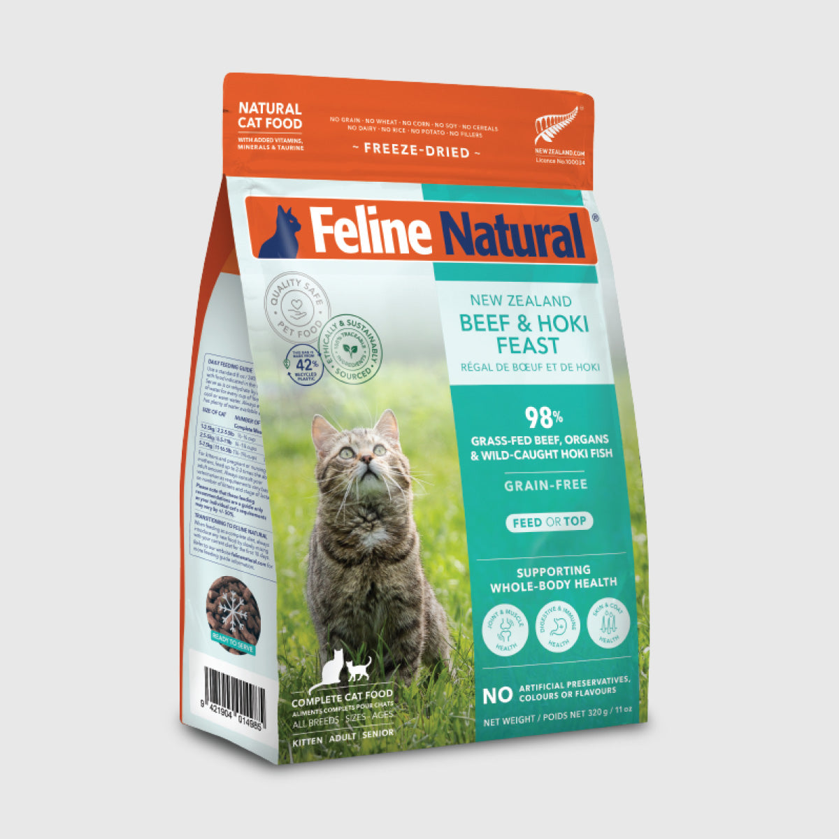 Feline Natural Beef & Hoki Feast Freeze Dried Cat Food