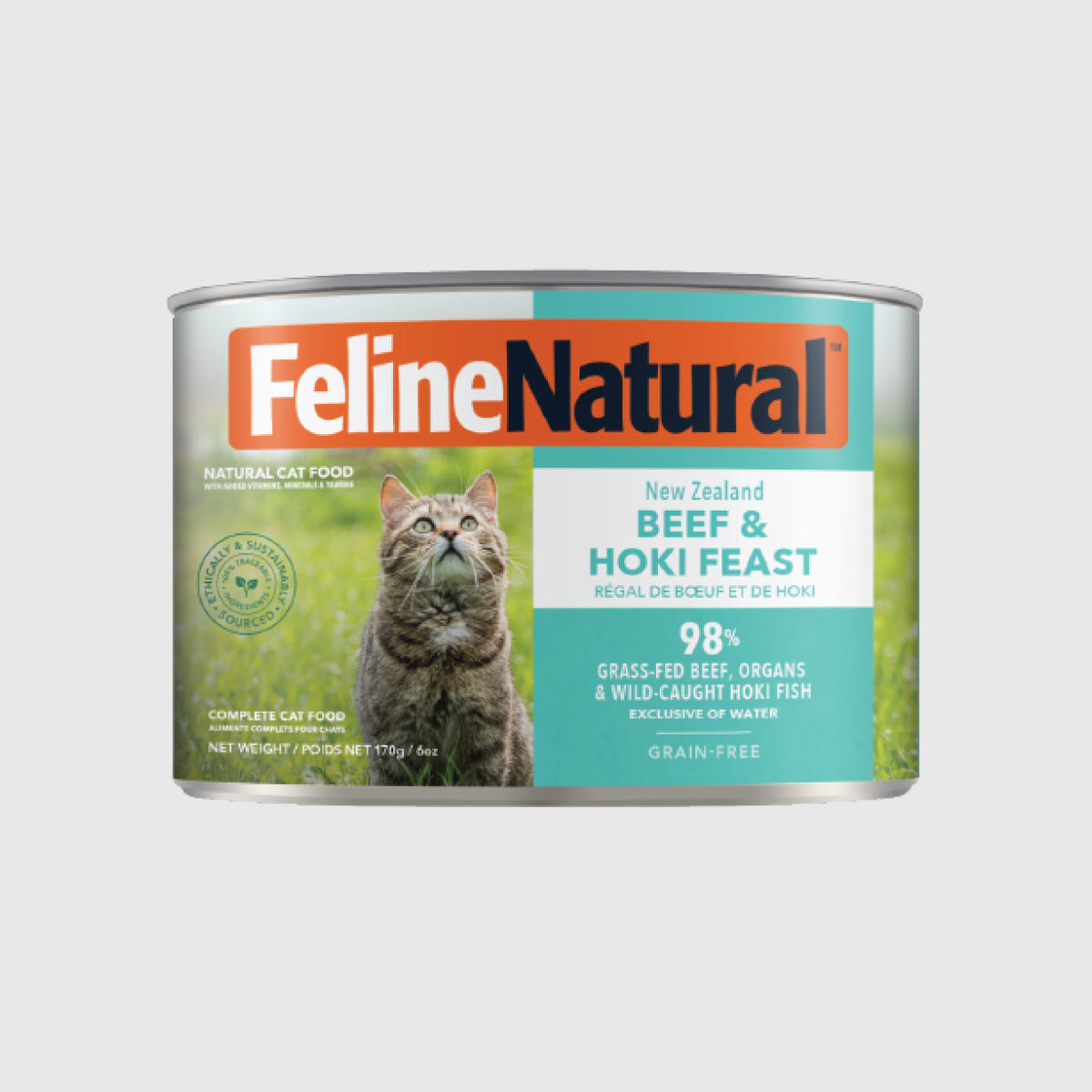 Feline Natural Beef & Hoki Feast Wet Cat Food