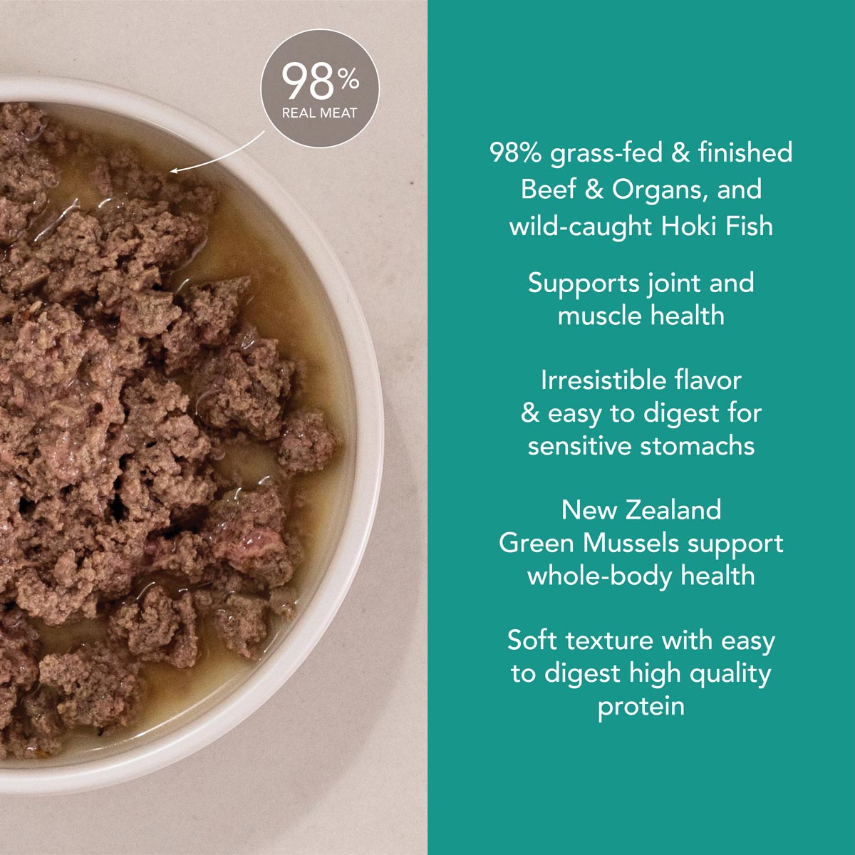 Feline Natural Beef & Hoki Feast Wet Cat Food