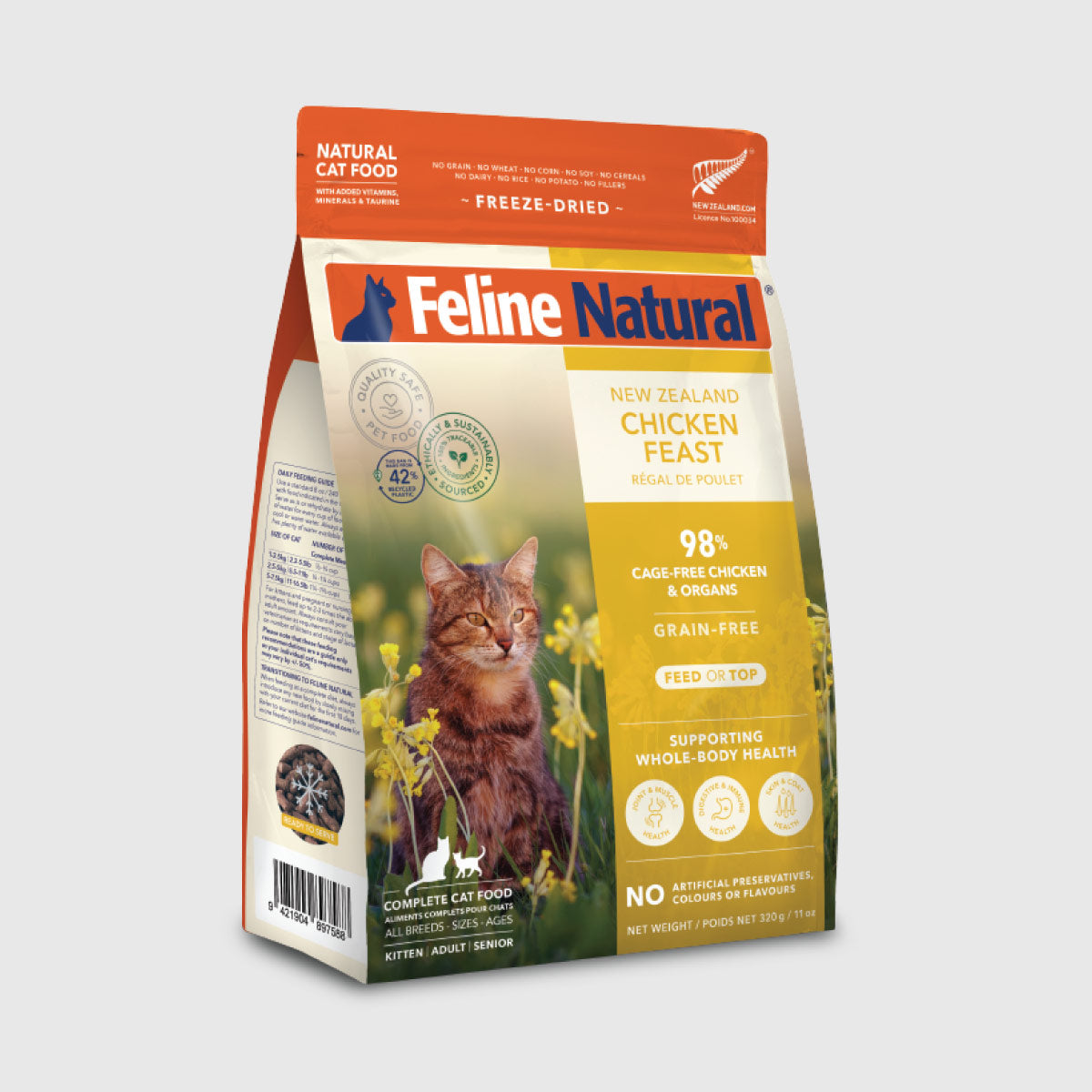 Feline Natural Chicken Feast Freeze Dried Cat Food