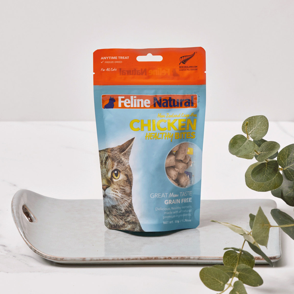 Feline Natural Chicken Healthy Bites Freeze Dried Cat Treats