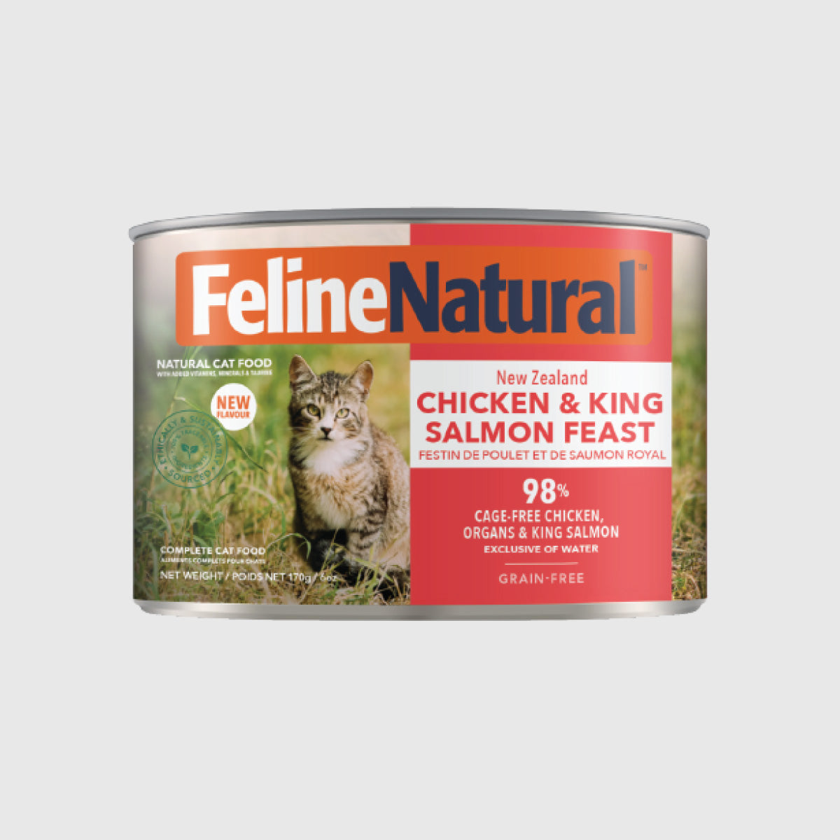 Feline Natural Chicken & King Salmon Feast Wet Cat Food