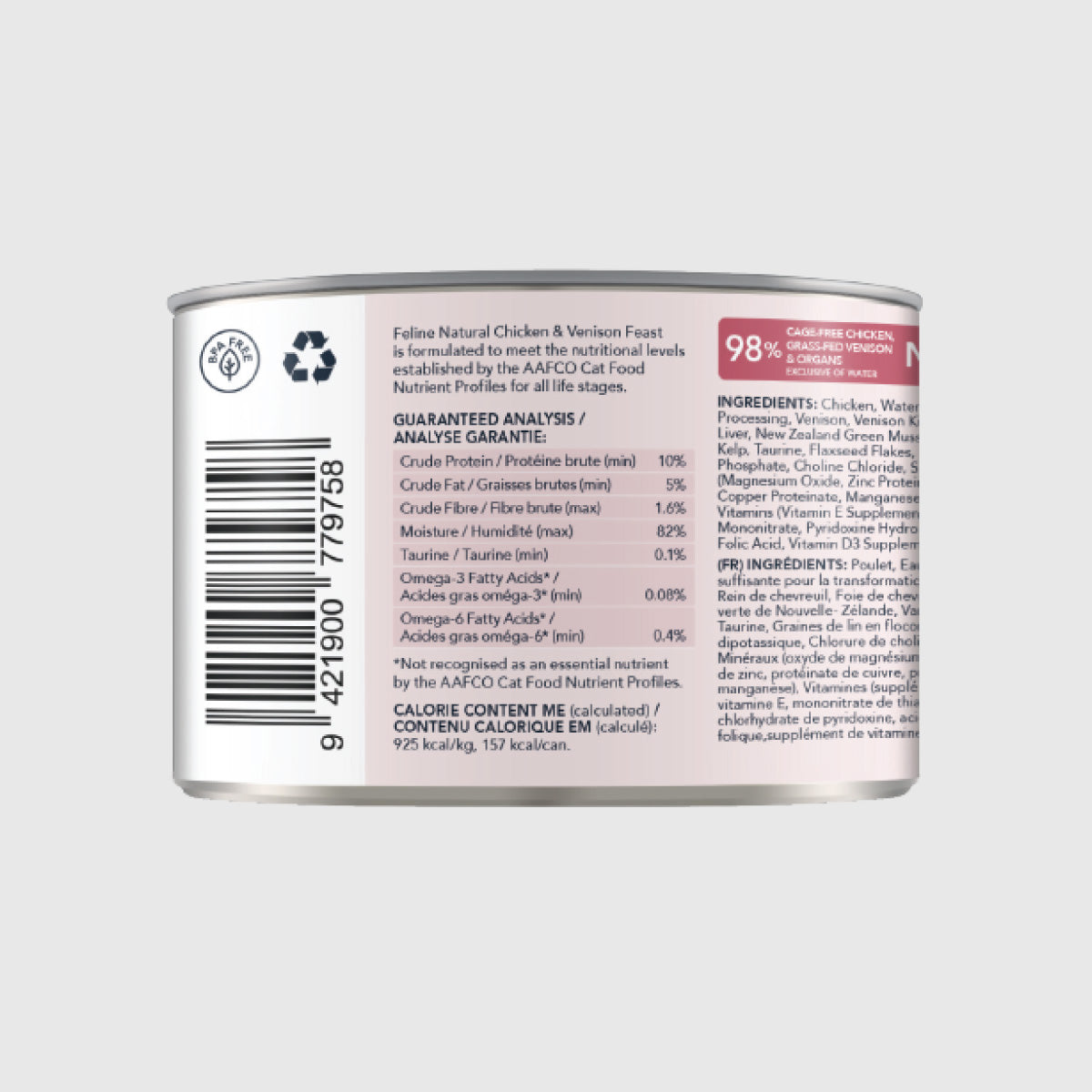 Feline Natural Chicken & Venison Feast Wet Cat Food