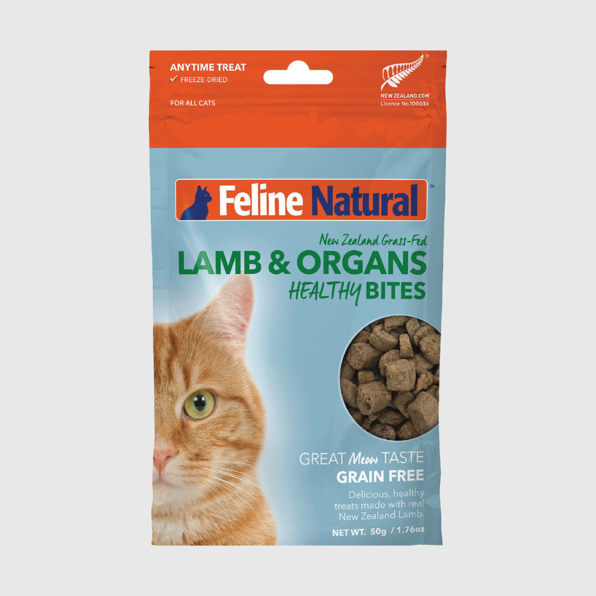 Feline Natural Lamb Healthy Bites Freeze Dried Cat Treats