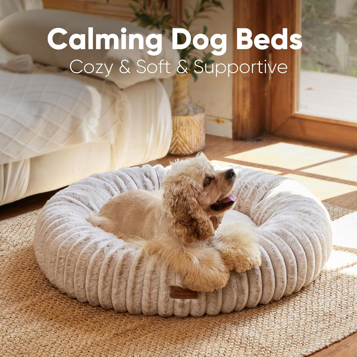 Fukumaru Donut Dog Bed
