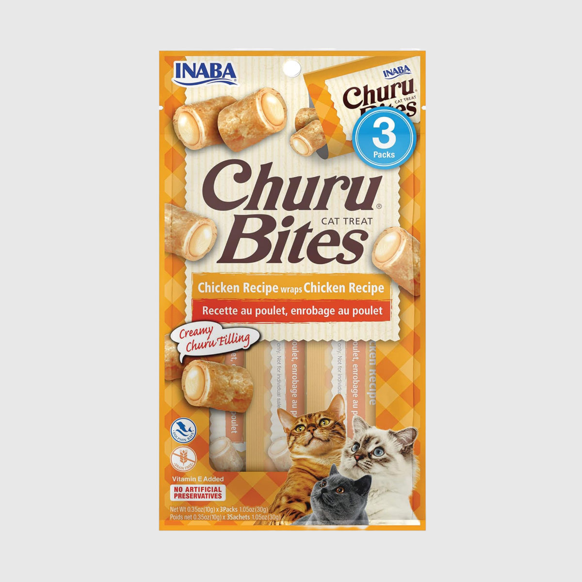 INABA Churu Bites Chicken Recipe Cat Treats
