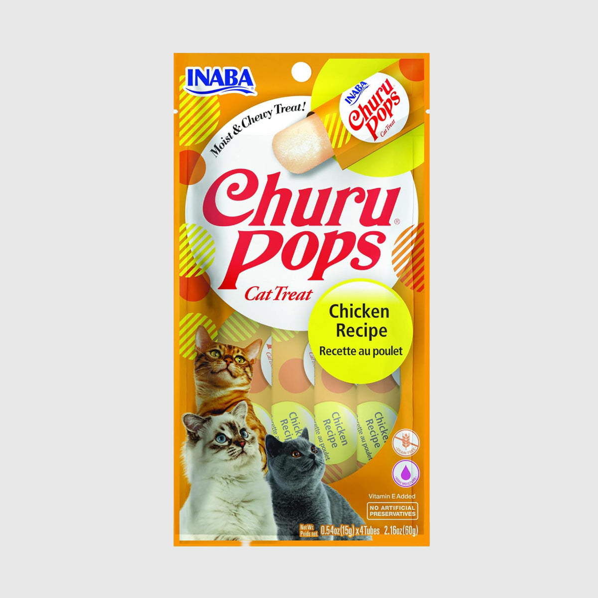 INABA Churu Pops Chicken Recipe Cat Treats
