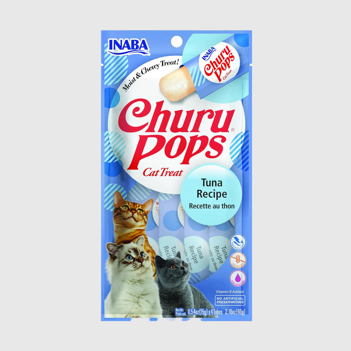 INABA Churu Pops Tuna Recipe Cat Treats