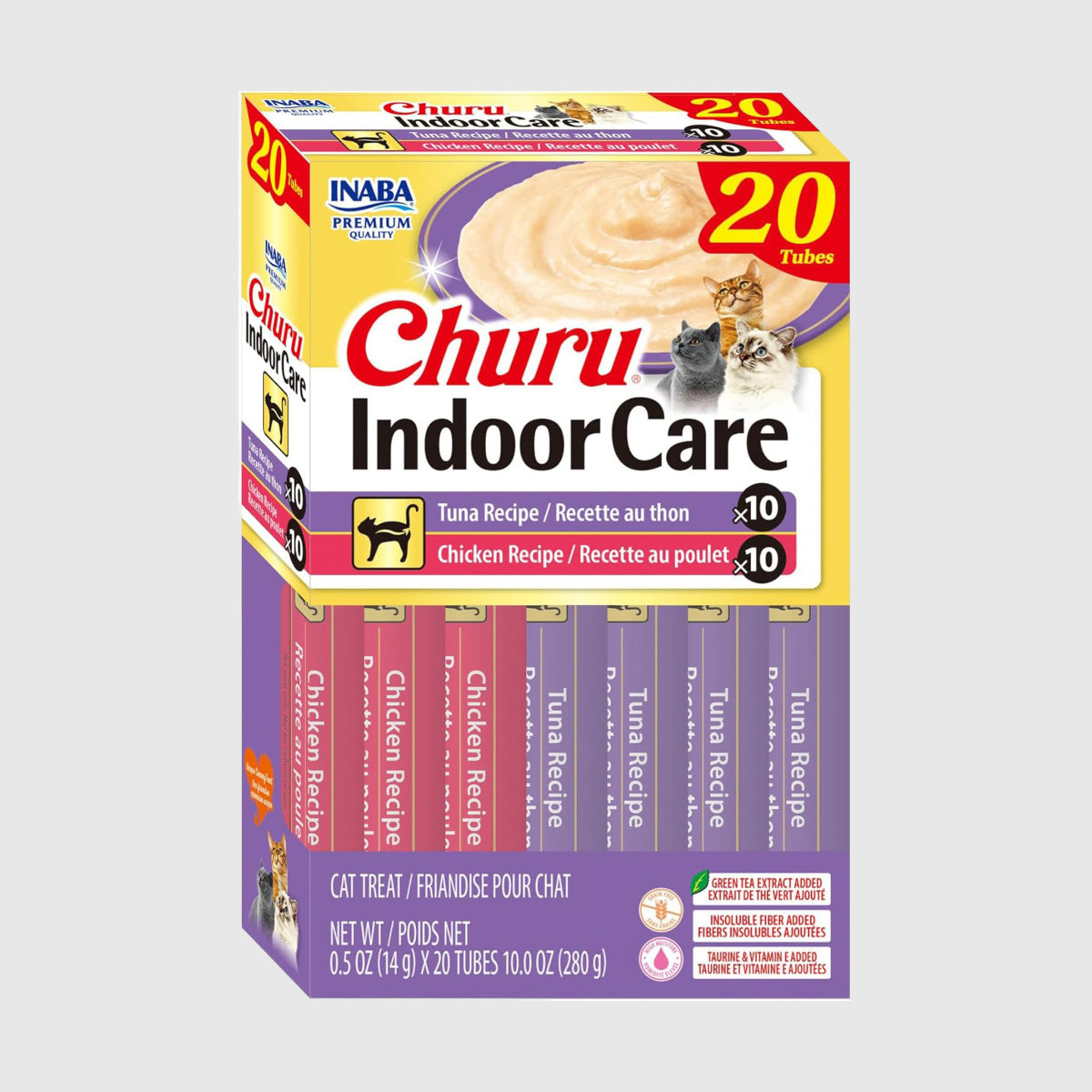 INABA Churu Indoor Care Tuna & Chicken Variety Box Cat Treats