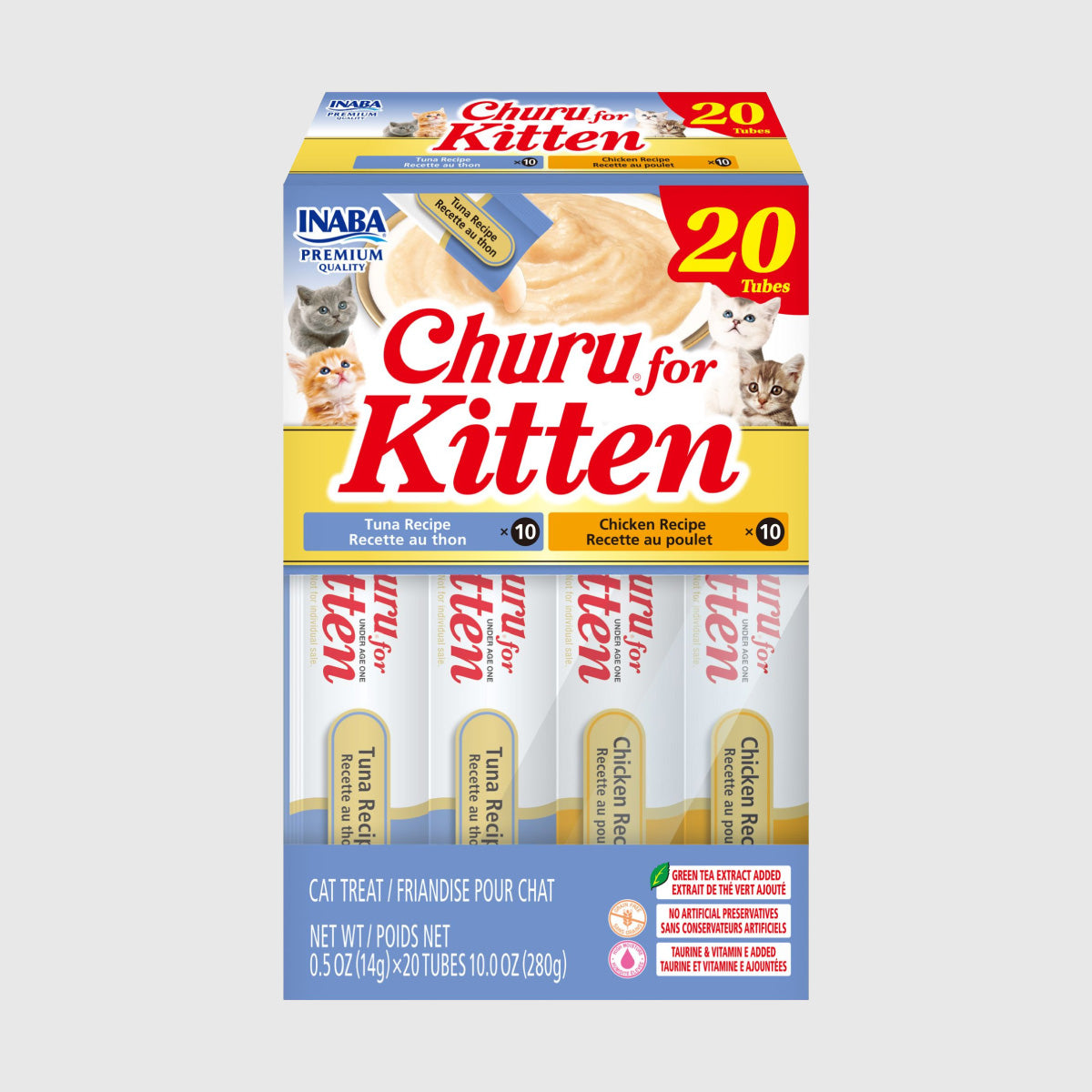 INABA Churu Kitten Tuna & Chicken Variety Box Cat Treats