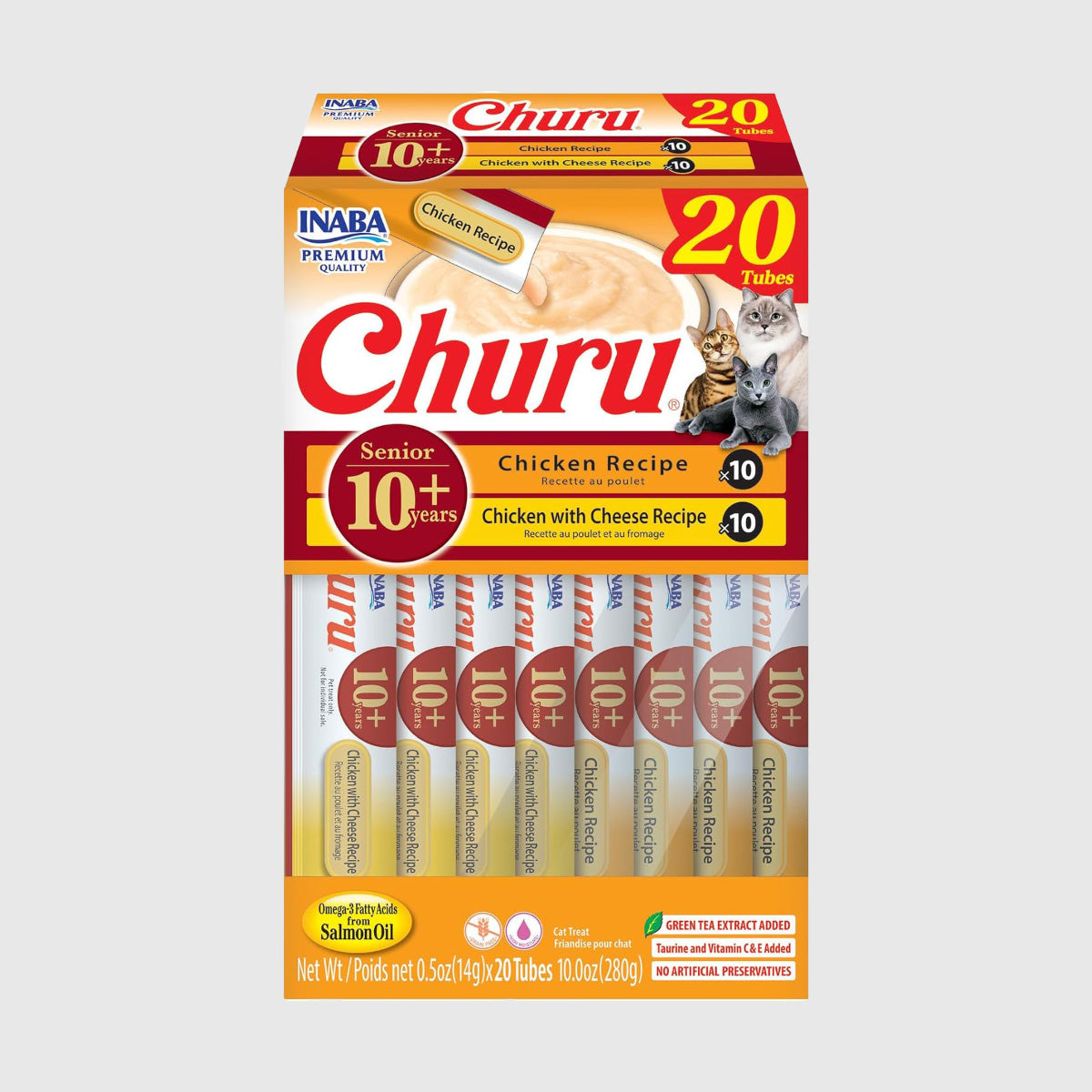 INABA Churu Senior 10+ Chicken Variety Box Cat Treats