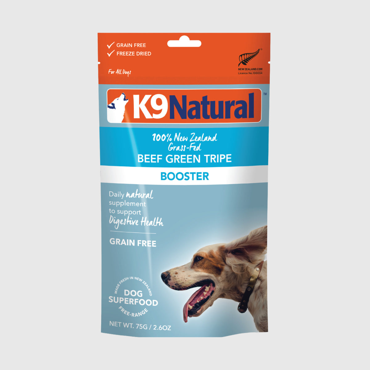 K9 Natural Beef Green Tripe Freeze Dried Dog Food Booster