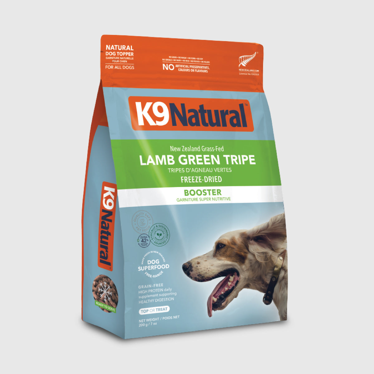 K9 Natural Lamb Green Tripe Freeze Dried Dog Food Booster