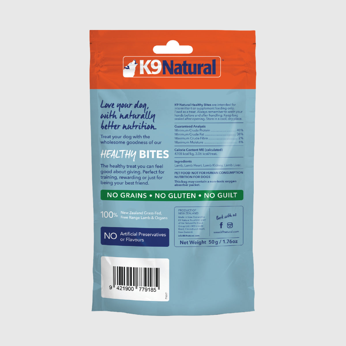 K9 Natural Lamb Healthy Bites Freeze Dried Dog Treats