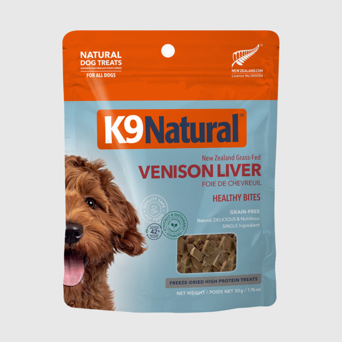 K9 Natural Venison Liver Healthy Bites Freeze Dried Dog Treats