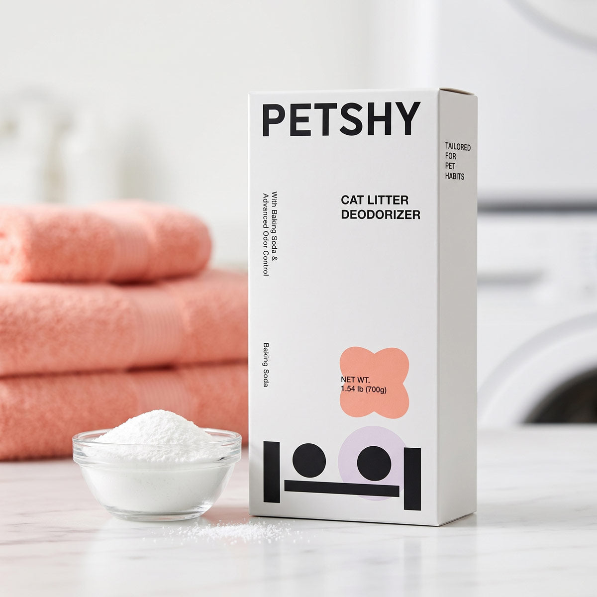 PETSHY Baking Soda Cat Litter Deodorizer