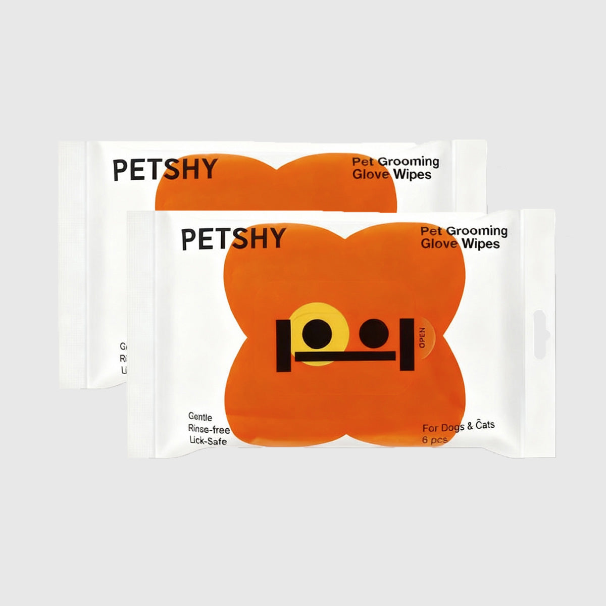 PETSHY Pet Grooming Glove Wipes