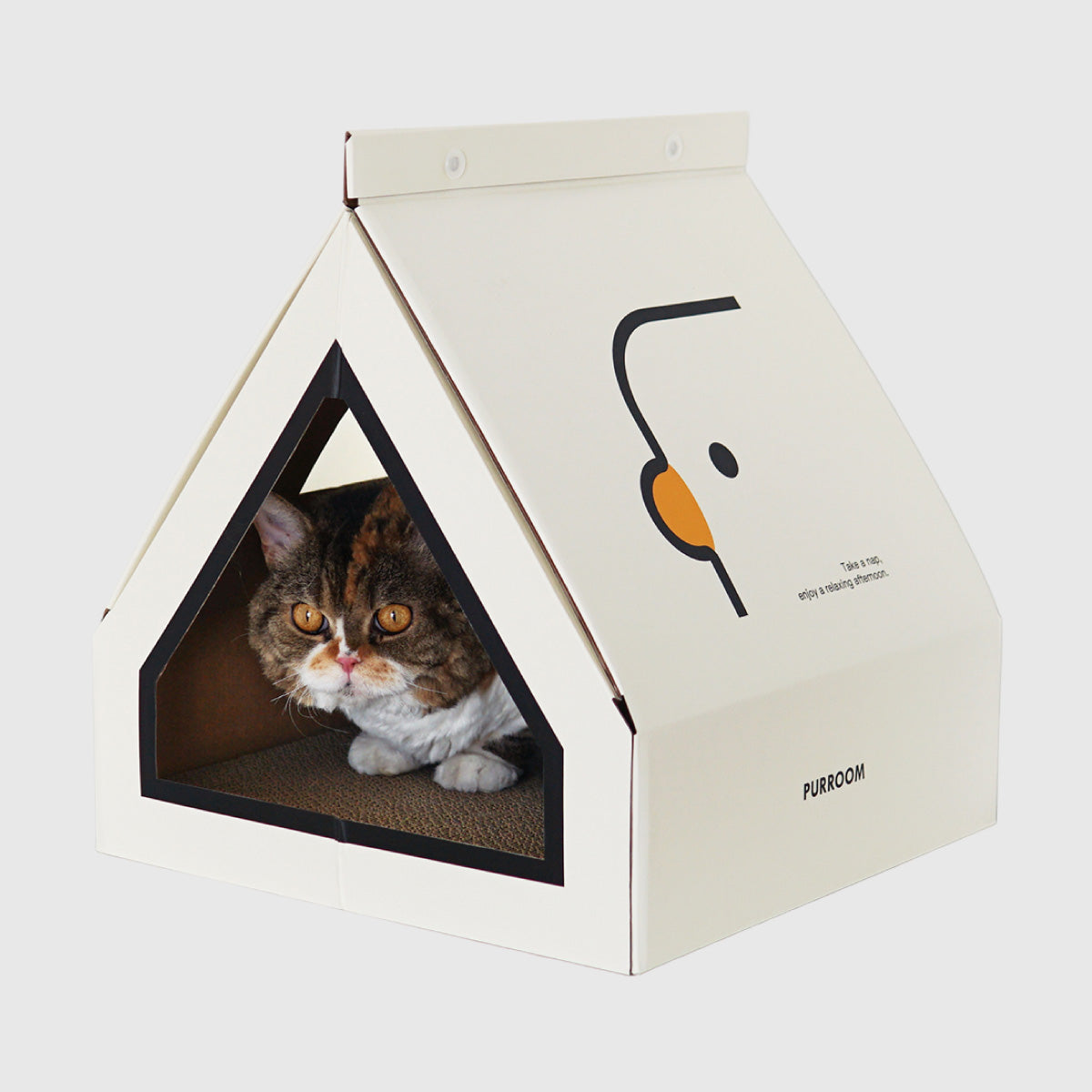 PURROOM Cat Scratching Tent House