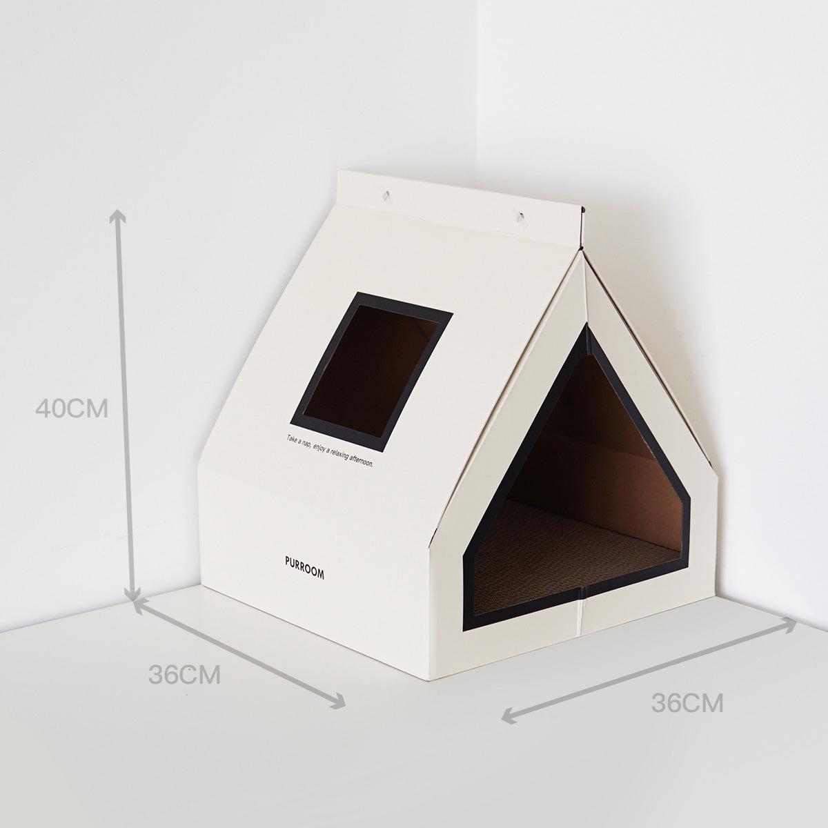 PURROOM Cat Scratching Tent House