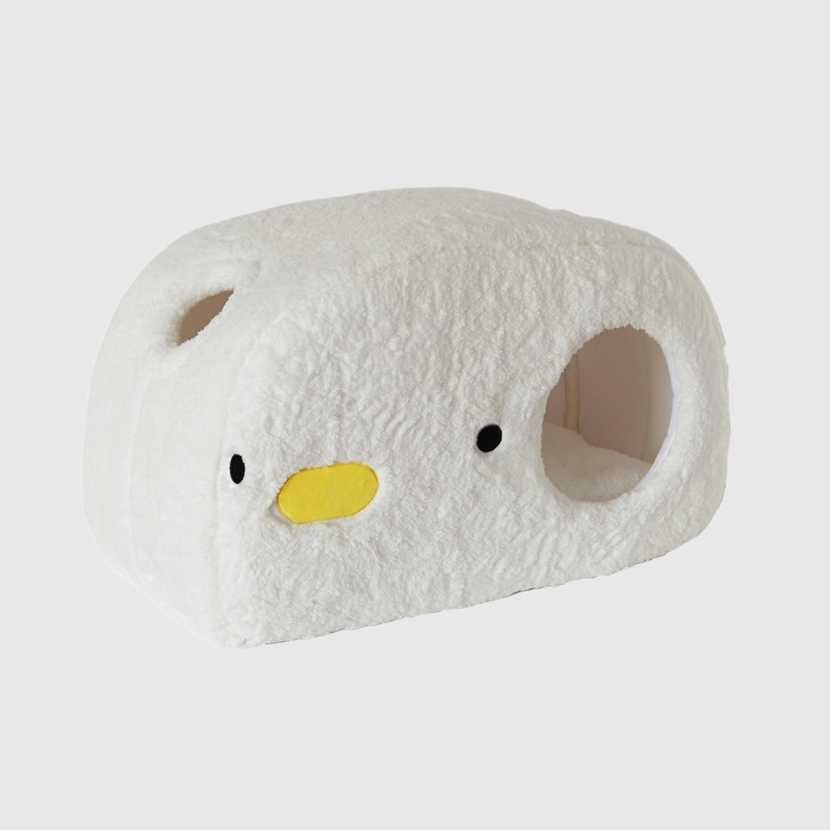 Purroom Snow Bun Cat Cave Bed