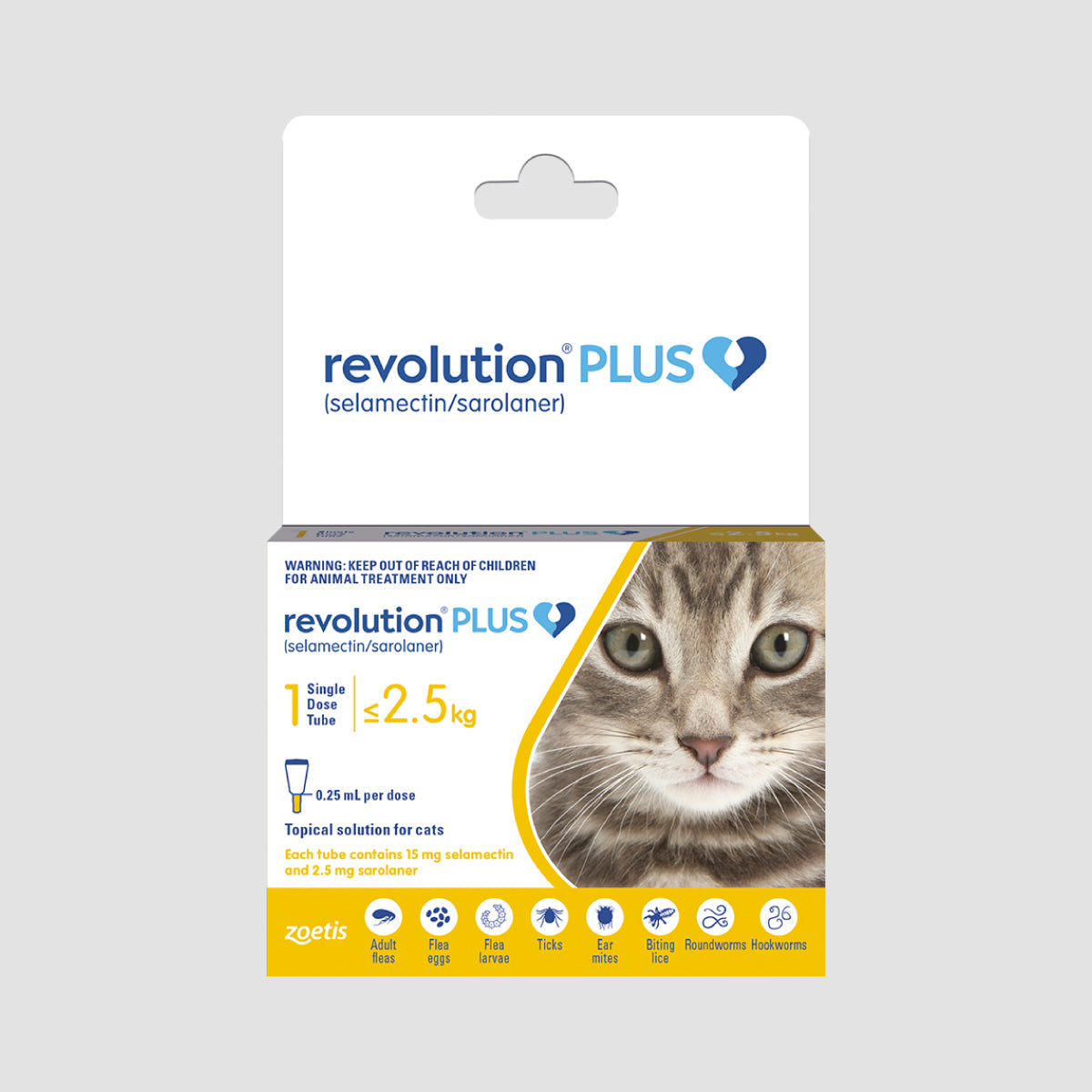 Revolution Plus Flea Tick & Worm Treatment For Cat