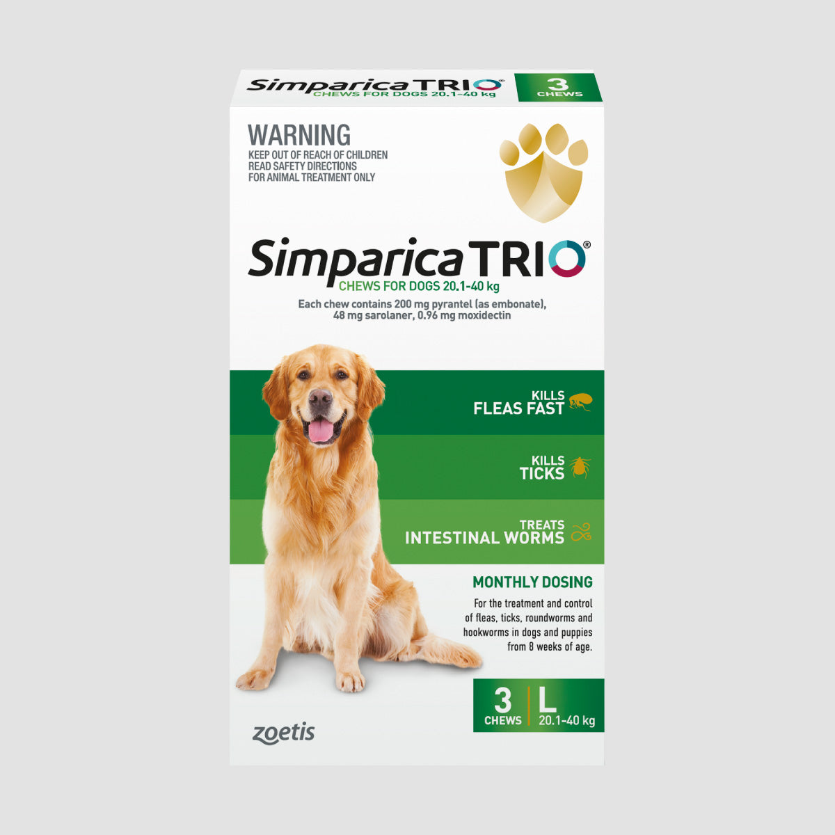 ST Flea Tick & Worm Treatment For Dog