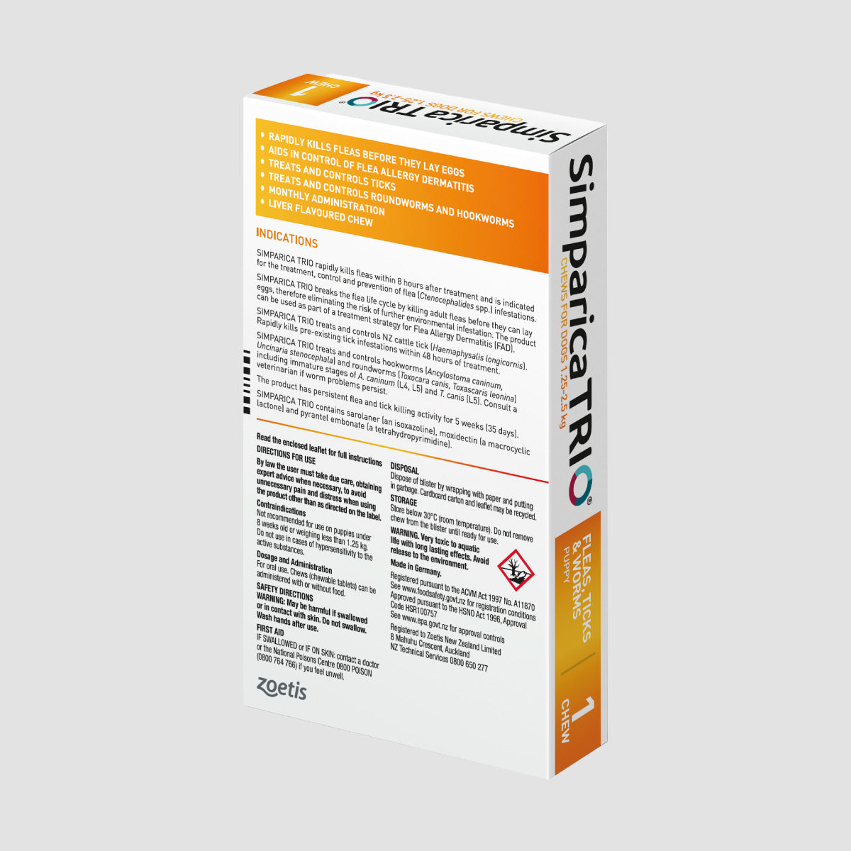 ST Flea Tick & Worm Treatment For Dog