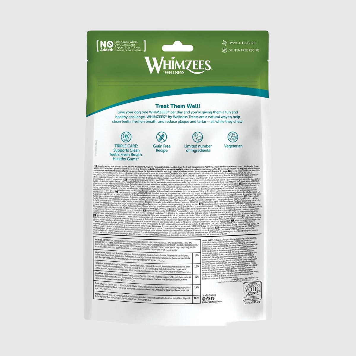 WHIMZEES Toothbrush Dental Dog Treats