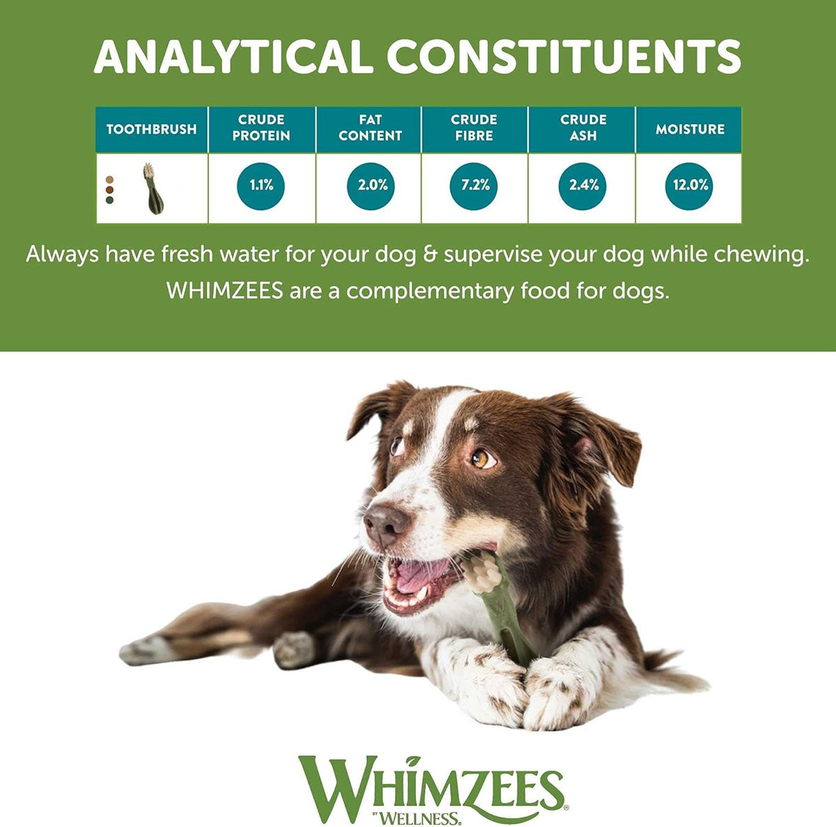 WHIMZEES Toothbrush Dental Dog Treats
