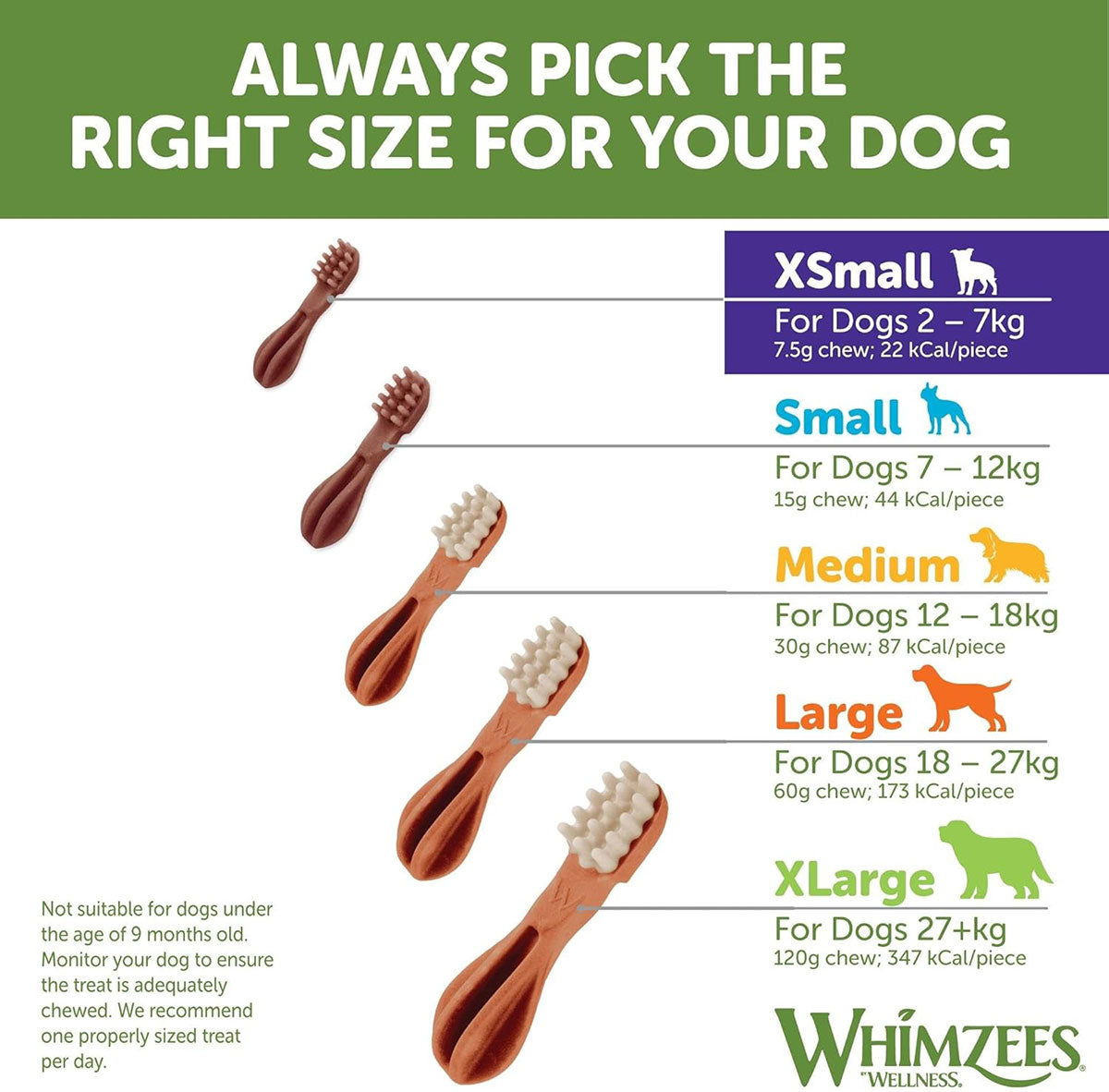 WHIMZEES Toothbrush Dental Dog Treats