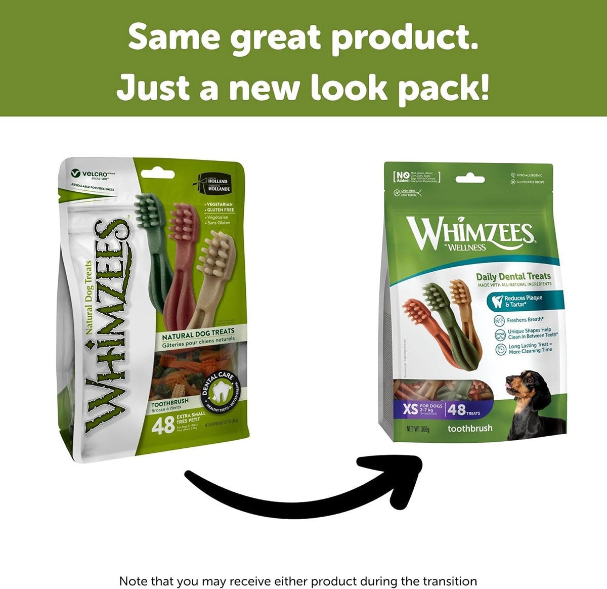 WHIMZEES Toothbrush Dental Dog Treats
