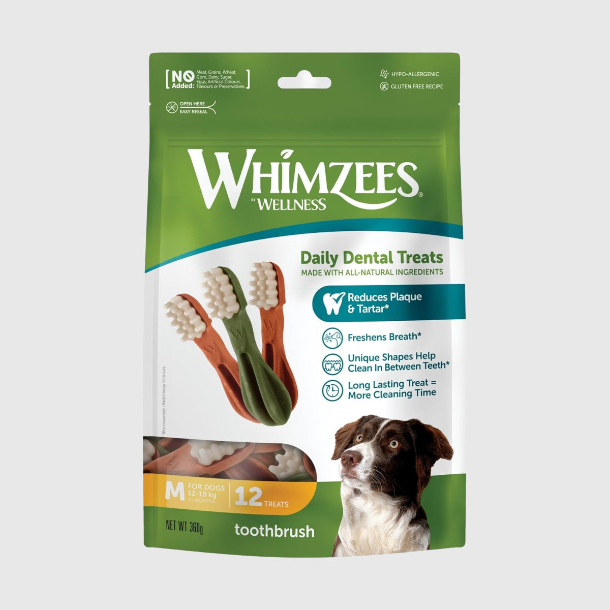 WHIMZEES Toothbrush Dental Dog Treats