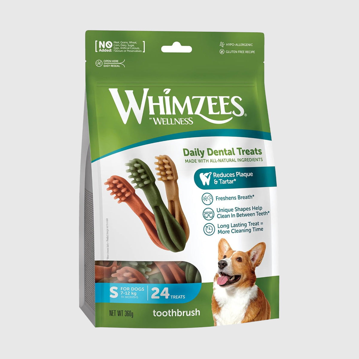WHIMZEES Toothbrush Dental Dog Treats
