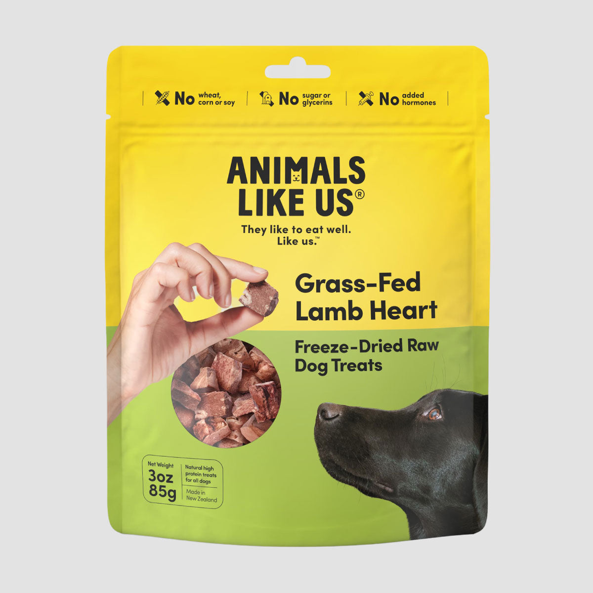 ANIMALS LIKE US Grass-Fed Lamb Heart Freeze Dried Dog Treats