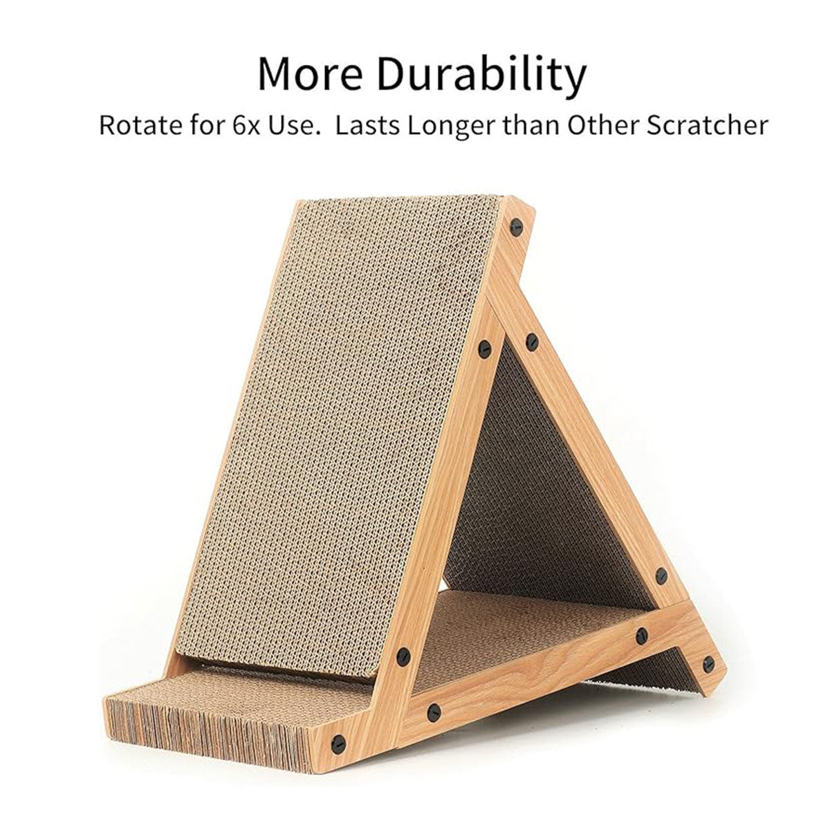 Fukumaru 3 Sided Vertical Cat Scratcher(Triangle)