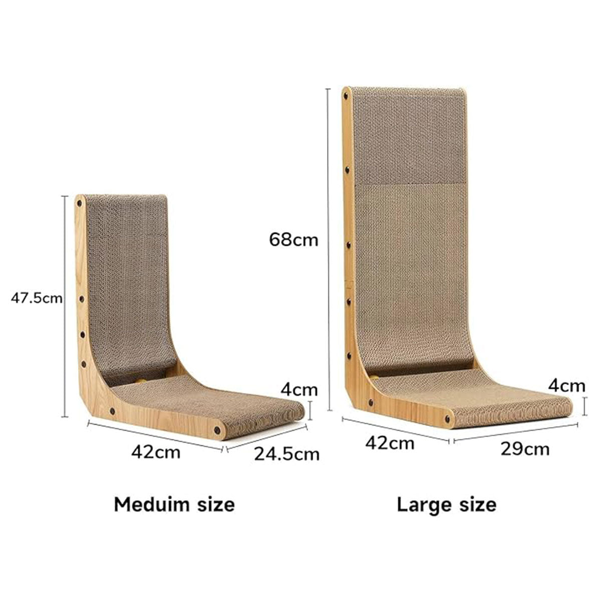 Fukumaru L Shape Cat Scratcher