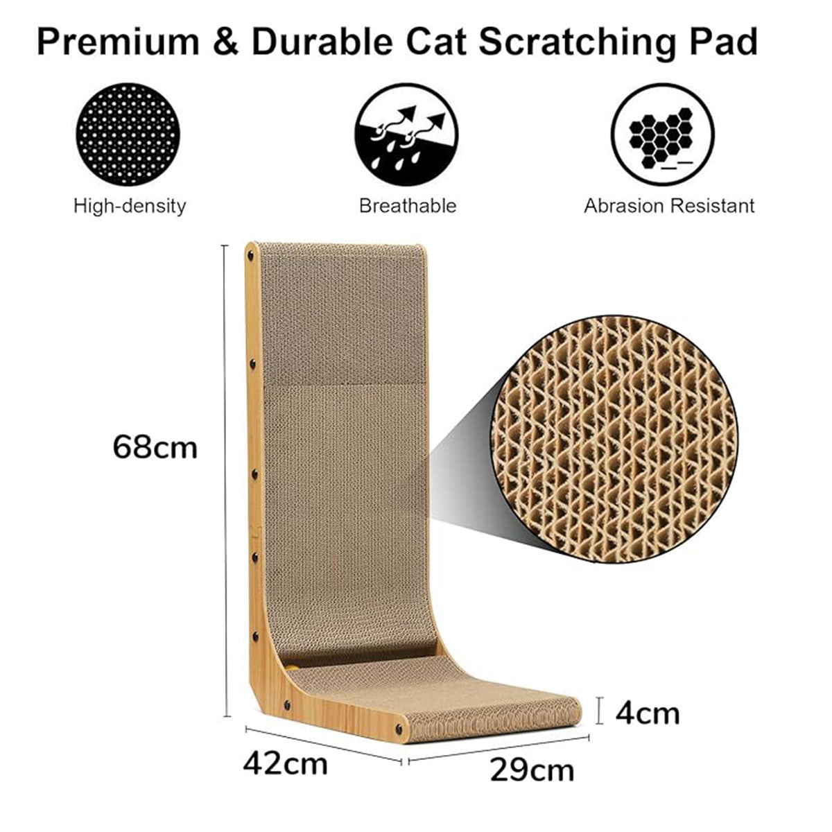 Fukumaru L Shape Cat Scratcher