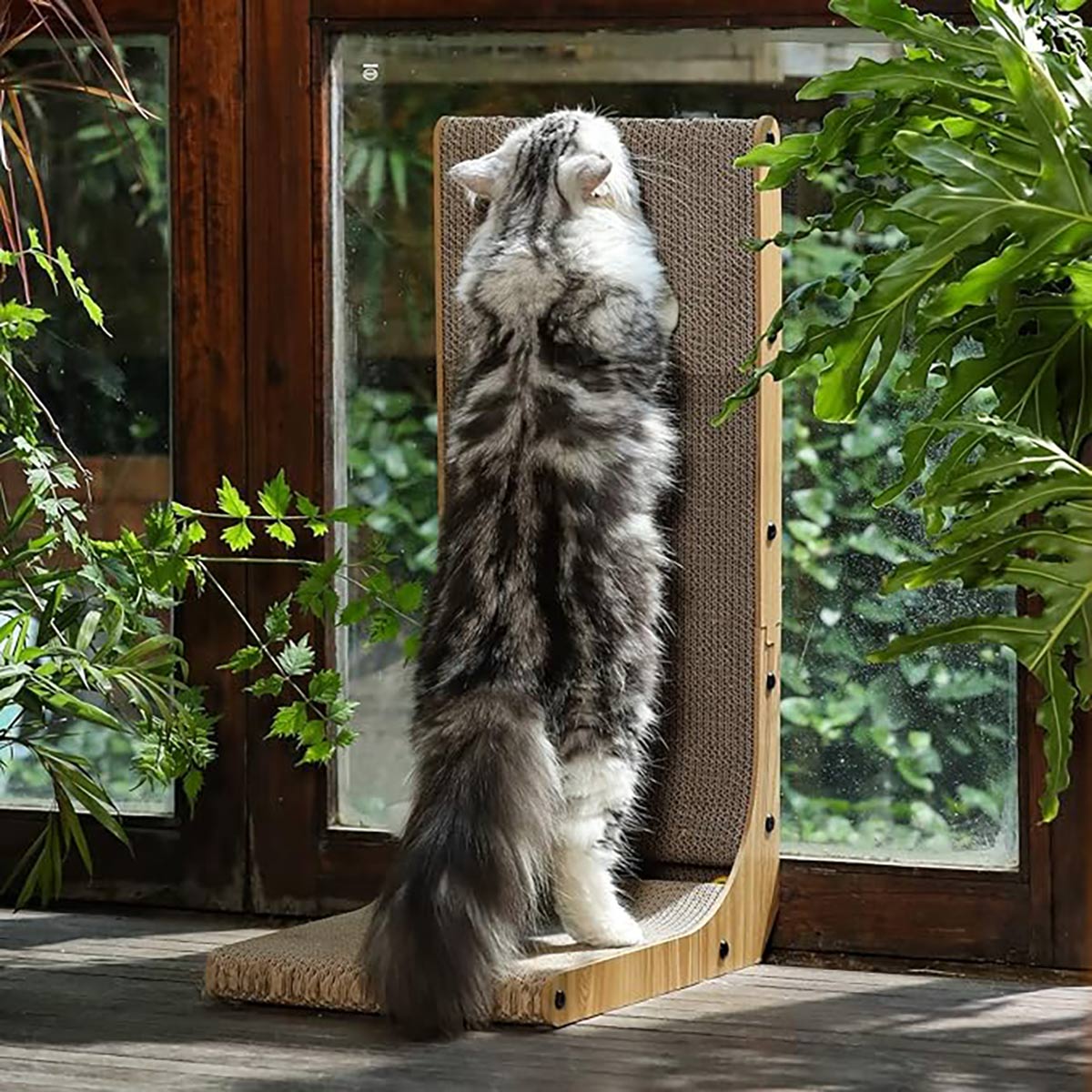 Fukumaru L Shape Cat Scratcher