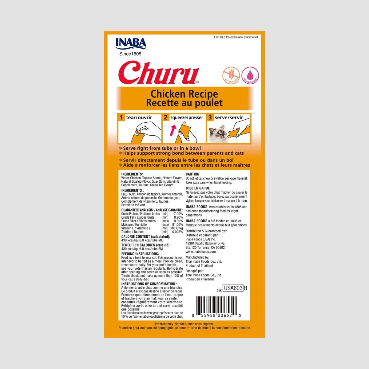 INABA Churu Chicken Cat Treats