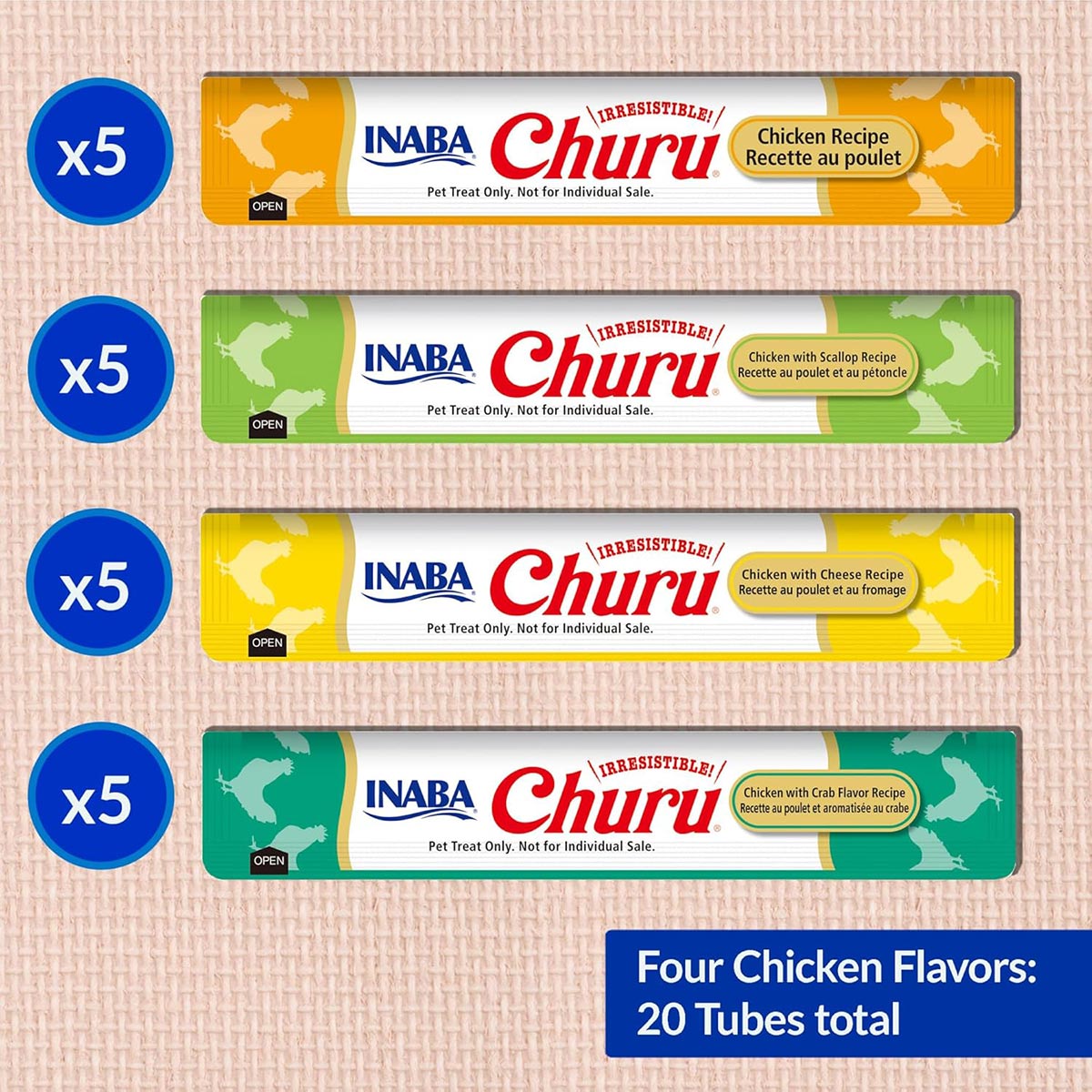 INABA Churu Chicken Variety Box Cat Treats