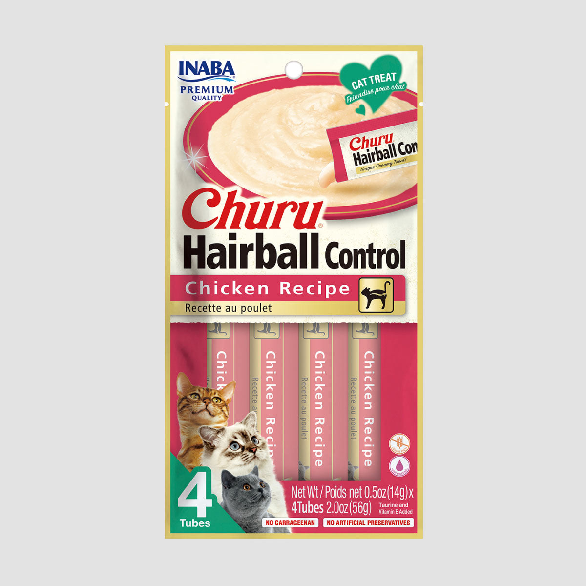 INABA Churu Hairball Control Chicken Cat Treats