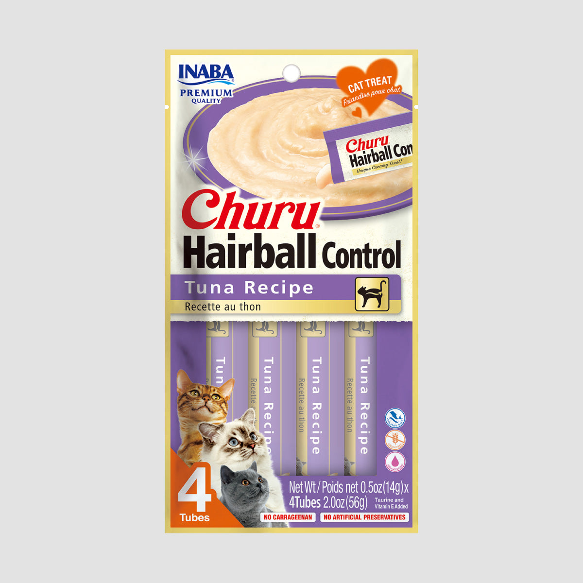 INABA Churu Hairball Control Tuna Cat Treats
