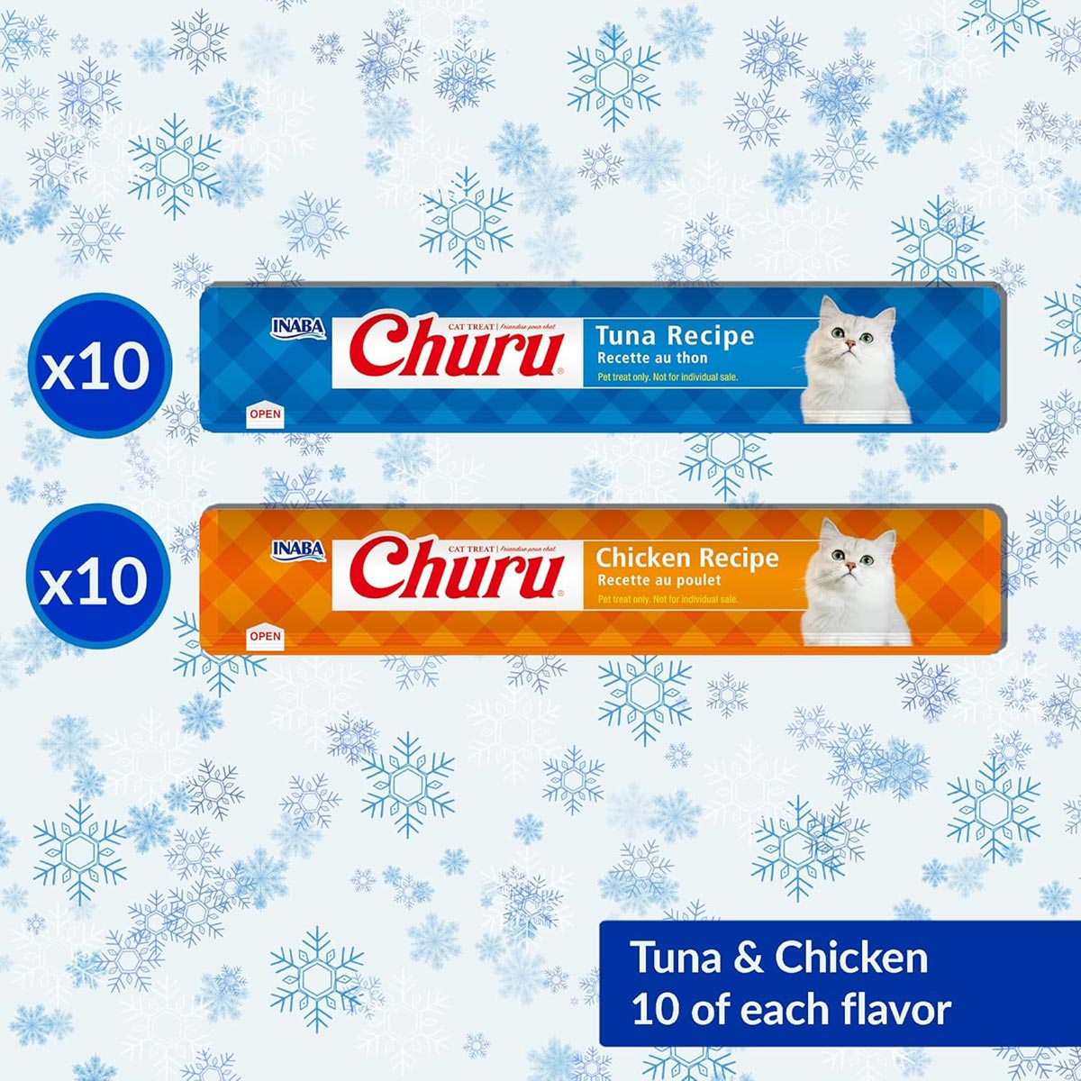 INABA Churu Tuna & Chicken Variety Holiday Edition Box Cat Treats