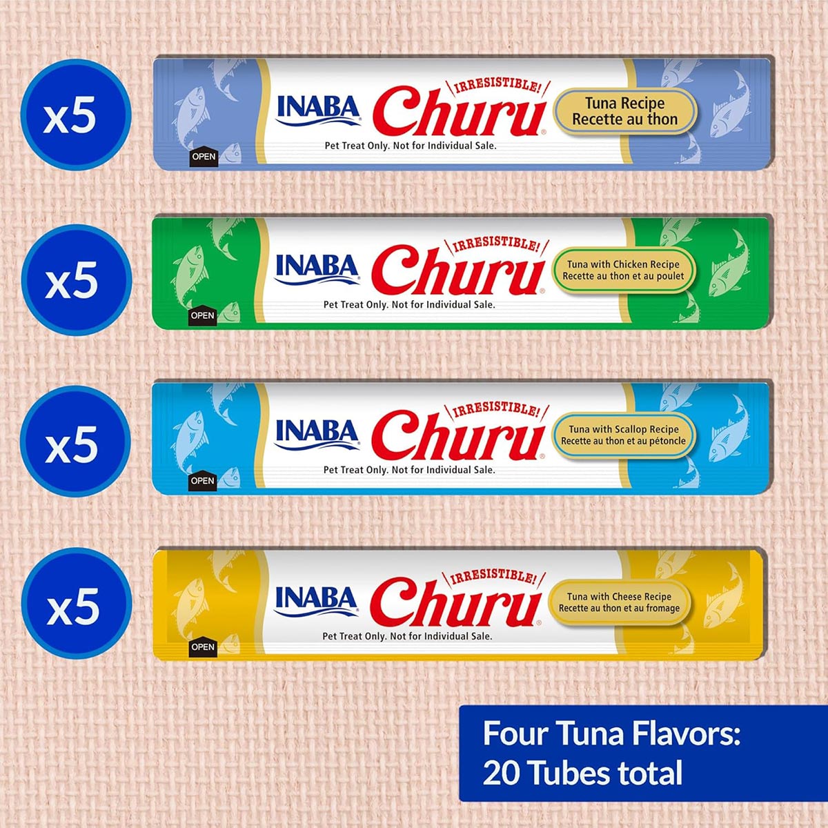 INABA Churu Tuna Variety Box Cat Treats