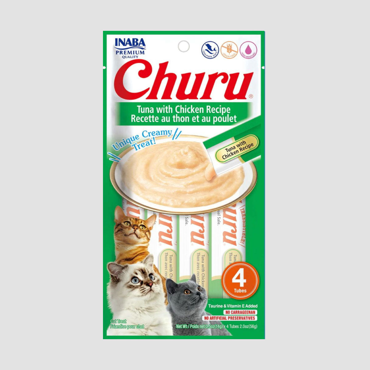 INABA Churu Tuna with Chicken Cat Treats
