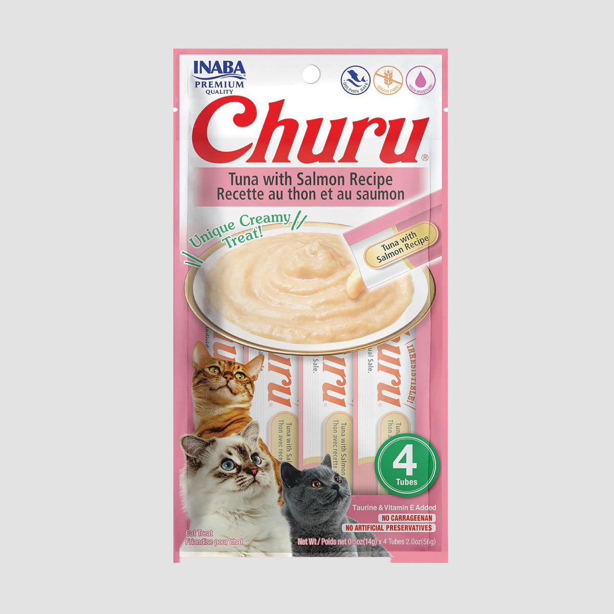 INABA Churu Tuna with Salmon Cat Treats