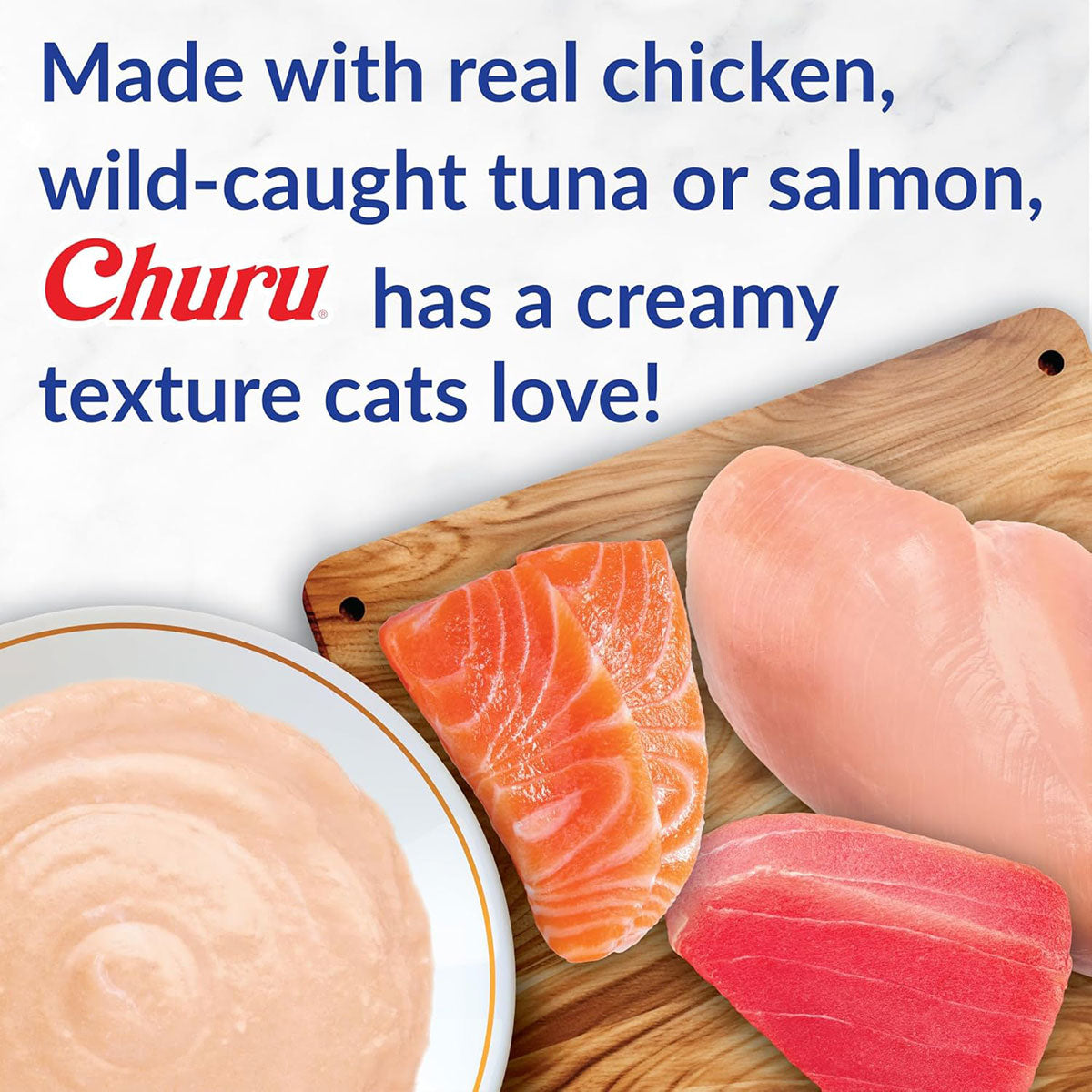 INABA Churu Tuna with Salmon Cat Treats