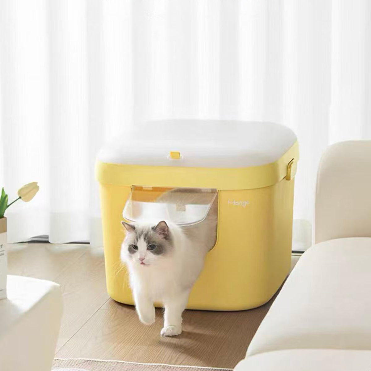 Mango Large Covered Cat Litter Box